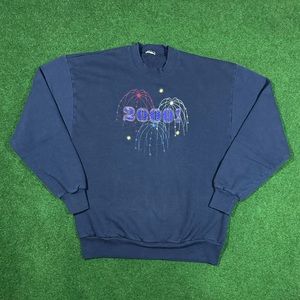 Vintage Y2K 2000 Embroidered Crewneck Sweatshirt